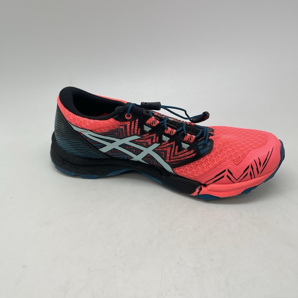 Asics Gel-Fujitrabuco Sky Sneakers Womens 6.5 Neon Pink Blue 1012A770 Trail Shoe - Picture 6 of 10